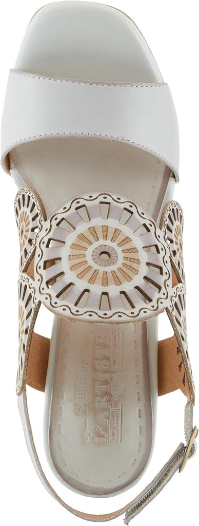 Women's Pinwheel Laser Cut Sandal