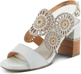 Women's Pinwheel Laser Cut Sandal