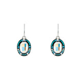 Crystal Oval Earrings 7707 - Firefly Jewelry