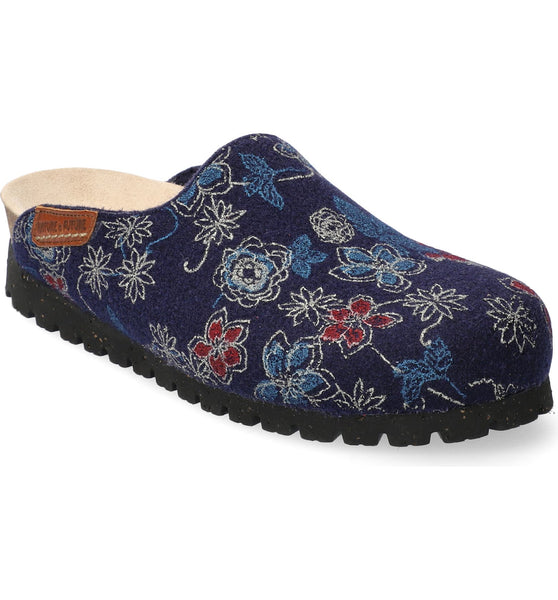 Women s Thea Boiled Wool Slipper Enchanted Art Sole Comfort