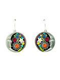 Moon Earrings 7712- Necklace Luna Circular/Dangles 8982  Multicolor - Firefly Jewelry