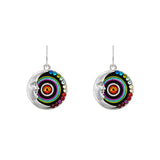 Moon Earrings 7712- Necklace Luna Circular/Dangles 8982  Multicolor - Firefly Jewelry