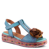 Women's Tempest Wedge Sandal with Adjustable Ankle Strap